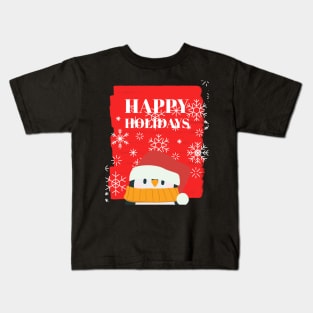 Happy Holidays Penguin Kids T-Shirt